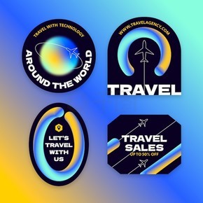 旅行社業(yè)務企業(yè)徽章PNG圖片設計指南